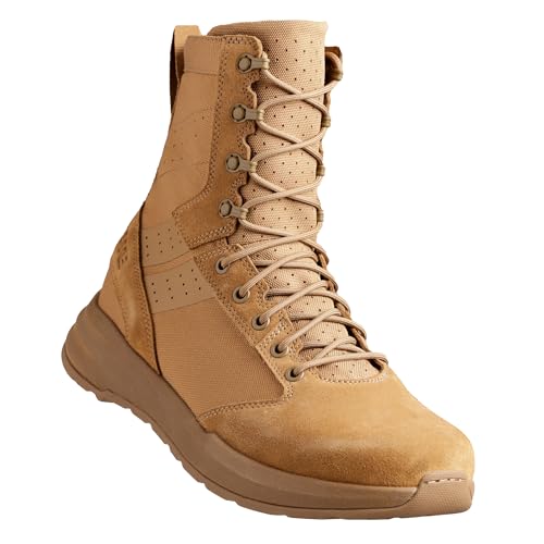 OTB Boots M-Carbon 8 Tactical Boots for Men and Women - Lightweight, Durable, Carbon-Plated Military & Combat Boots with Slip-Resistant Sole, Coyote (Coyote, US Footwear Size System, Adult, Men, Numeric, Medium, 11.5) by OTB Boots - Used condition - US$176.74