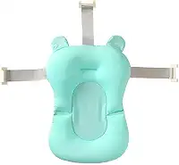 Almofada Banho Bebê Banheira Boia Flutuante Recém Nascido Alça Baby