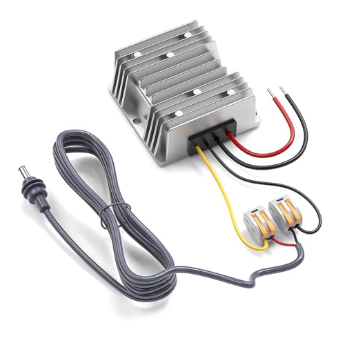 Starlink Mini 12V Adapter, 144W 12V to 48V/3A Converter Kit for Starlink Mini Power Supply Step Up with 6.6FT DC Male Star Link Power Cord for Trucks, RVs, Yachts & Outdoor Use