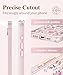 GVIEWIN for iPhone 17e Case & iPhone 16e Case, [Non-Yellowing][Military-Grade Protection] Hard PC&TPU Bumper, Floral Shockproof Protective Clear Phone Case (Floratopia/Colorful)