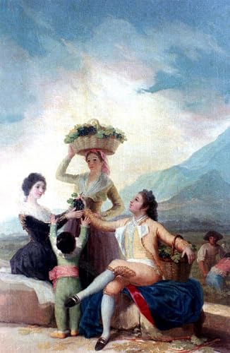 Imprimé sur toile les vendanges de Francisco De Goya tableau d'art décoratif de salon