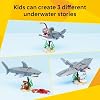 LEGO Creator Feroz Tiburón con Cofre del Tesoro Juguete de Construcción para Niños y Niñas - Los Niños Construyen una Figura de Tiburón, Pez o Manta Raya - Decoración para Dormitorio o Estante para Mayores de 8 Años - 31381 6