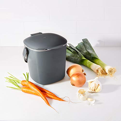 OXO Good Grips Easy-Clean Compost Bin, 0.75 Gal, Charcoal - image 9