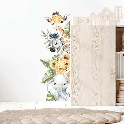 Vinilos decorativos animales de selva sacinora reutilizables