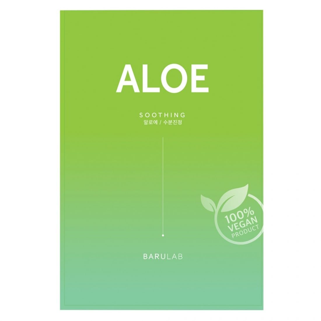 Vegan Sheet Mask Aloe, 20ml