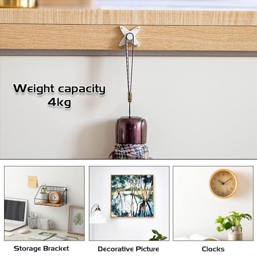 Ruucy 40 Pezzi Ganci da Parete Antitraccia