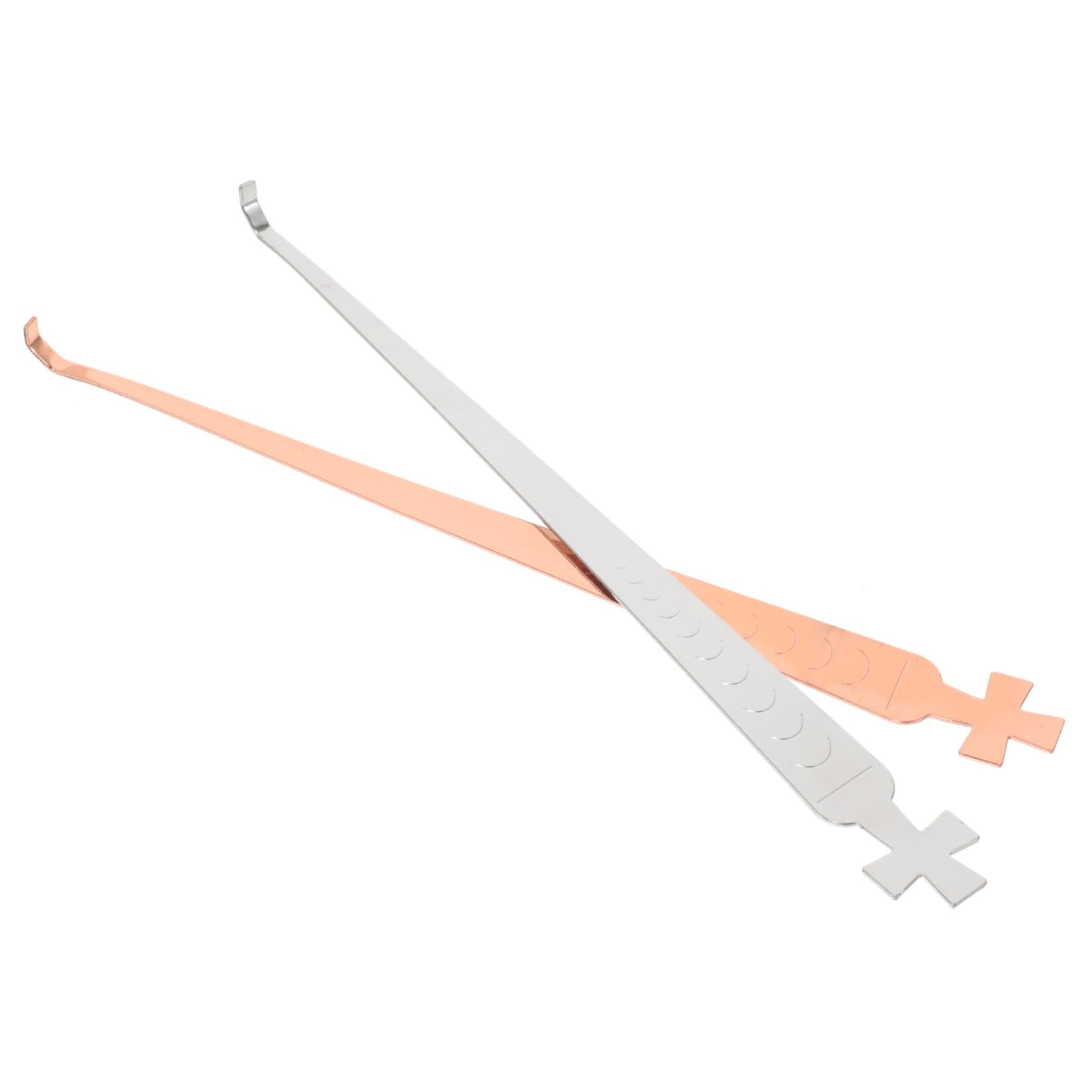 VILLCASE 2pcs Stainless Steel Candle Wick Dippers Candle Wick Snuffer Holder Kit Accessory Set