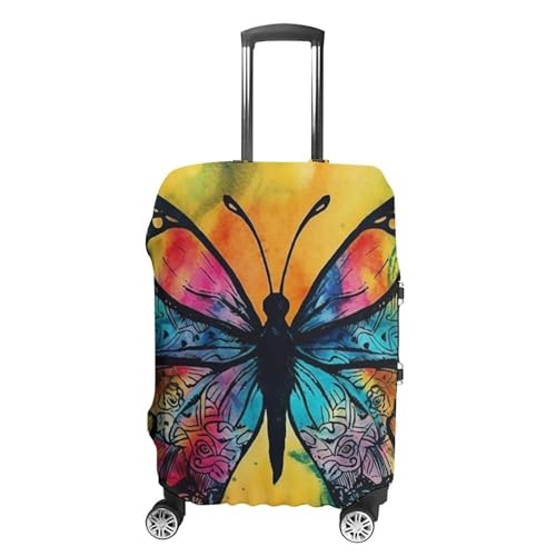 Housse de bagage papillon Tie Dye pour repérer facilement votre valise sur le tapis d'aéroport