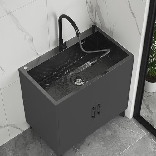 Mueble lavandería de 32in para solucionar la falta de espacio y limpieza en la colada 7