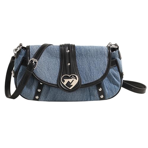 Sac à bandoulière en jean compact pour sécuriser vos affaires