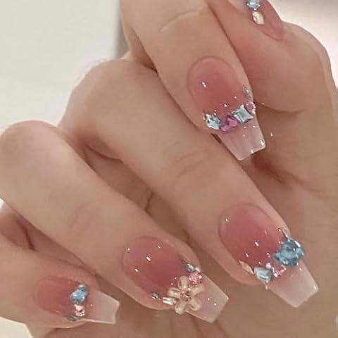 24Pcs Elegant French Press-on Nails Cover