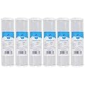 6-Pack Replacement for Compatible with Watts RO-TFM-5SV Activated Carbon Block Filter - Universal 10 inch Filter Compatible with WATTS PREMIER 500032 RO-TFM-5SV FIVE STAGE REVERSE OSMOSIS SYSTEM