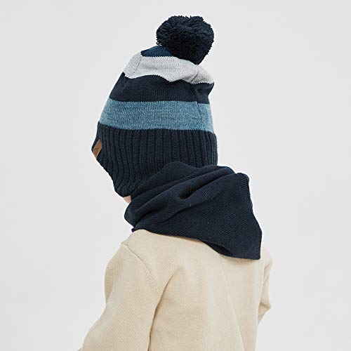 Image of Boys Winter Hat Baby Beanies with Earflap Upgrade Fleece-Lined Skiing Toddler Hat
