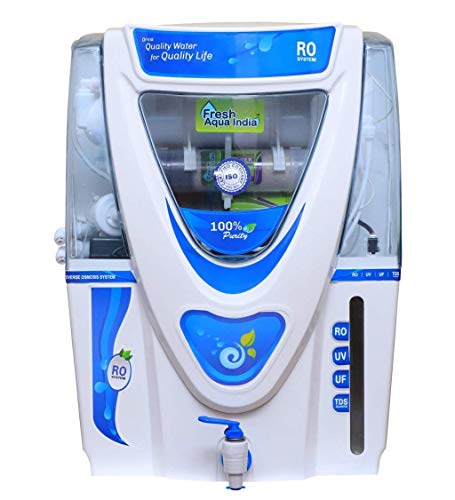 FRESH AQUA INDIA 15L 14STAGE RO UV UF TDS Alkaline Water Purifier with Full KIT (ZX1070)
