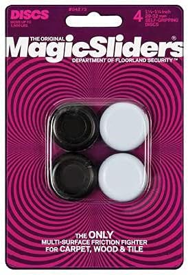 Magic Sliders 04273 Surface Protectors, Chair & Table Grips, 1-1/8 x 1-1/4-In., 4-Pk. - Quantity 5
