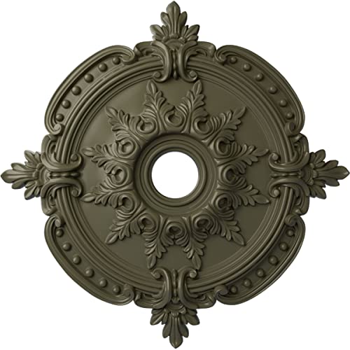 Image of Ekena Millwork Benson Classic Ceiling Medallion, Painted Turtle