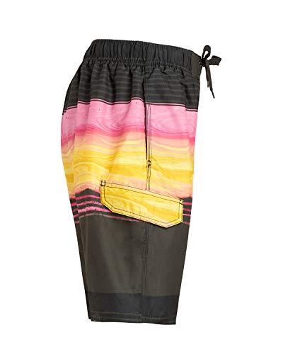 Image of Kanu Surf Men's Big Viper Extended Size Stripe Swim Trunk