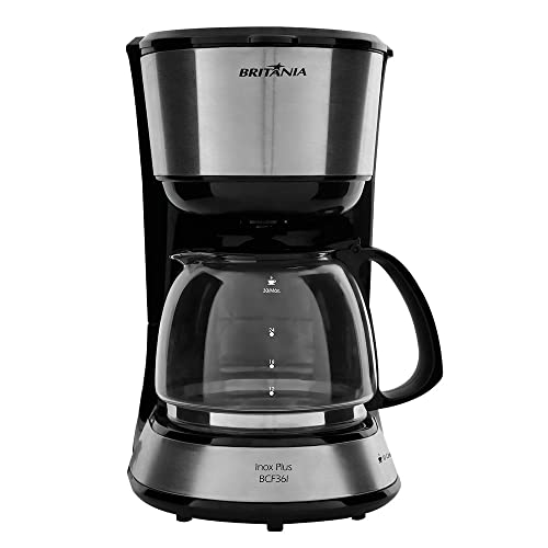 Cafeteira, Plus BCF36I, 36 xicaras, Preto, 110V, Britânia
