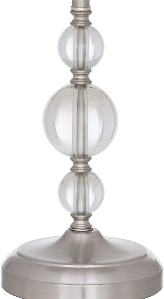 Flash Deals - 40% OFF Amazon Brand – Ravenna Home Stacked Ball Table Desk Lamp With LED Light Bulb - 22.75 Inches, Brushed Nickel New Arrivals Amazon Brand – Ravenna Home Stacked Ball Table Desk Lamp With LED Light Bulb - 22.75 Inches, Brushed Nickel