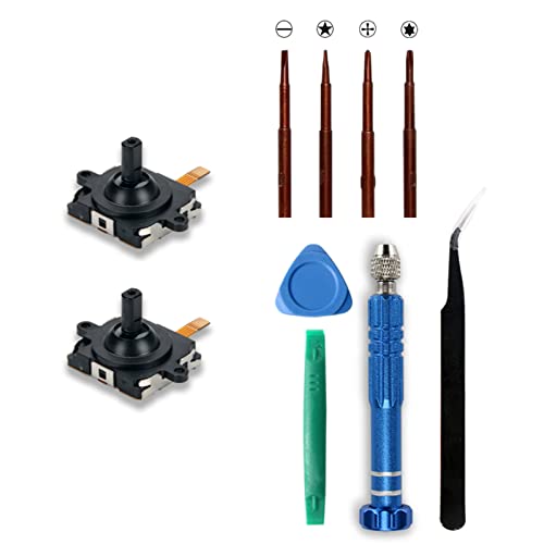 Joysticks Replacement Kit for Quest 2 Controller 3D Joystick Left/Right Joystick Replacement Left/Ri