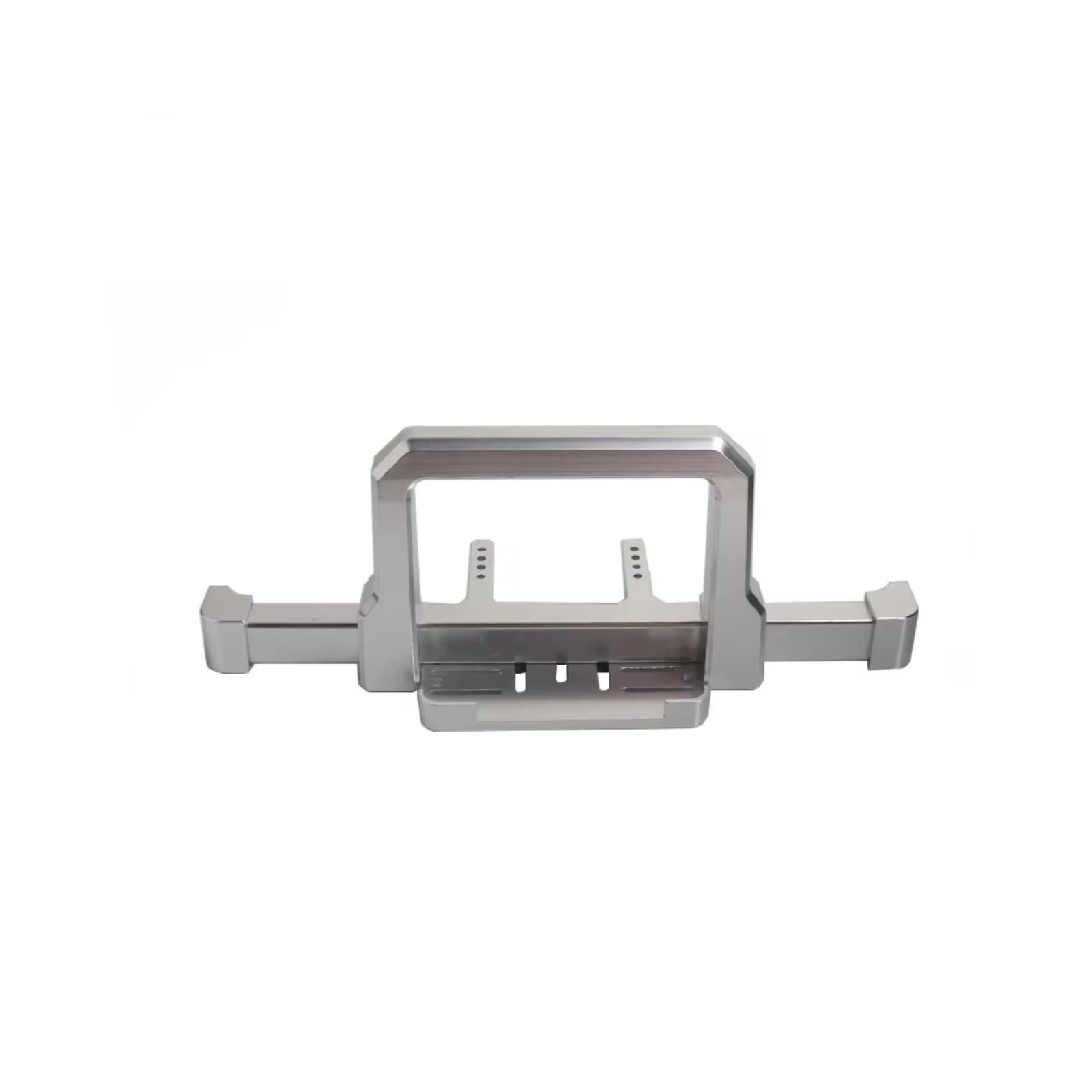 Compatible con TRX-4 para Defender 82056-4 1/10 RC Crawler Car, Piezas De Actualización Parachoques Delantero Y Trasero Aleación Aluminio RC Mejoras