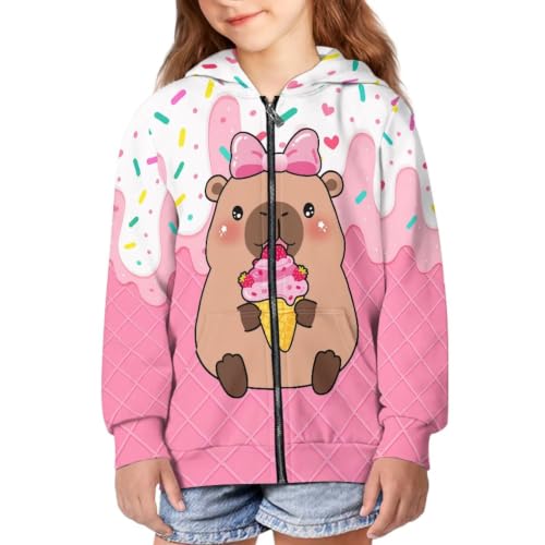 Image of Biyejit Kids Novelty 3D Graphic Printed Hooded Sweatshirt