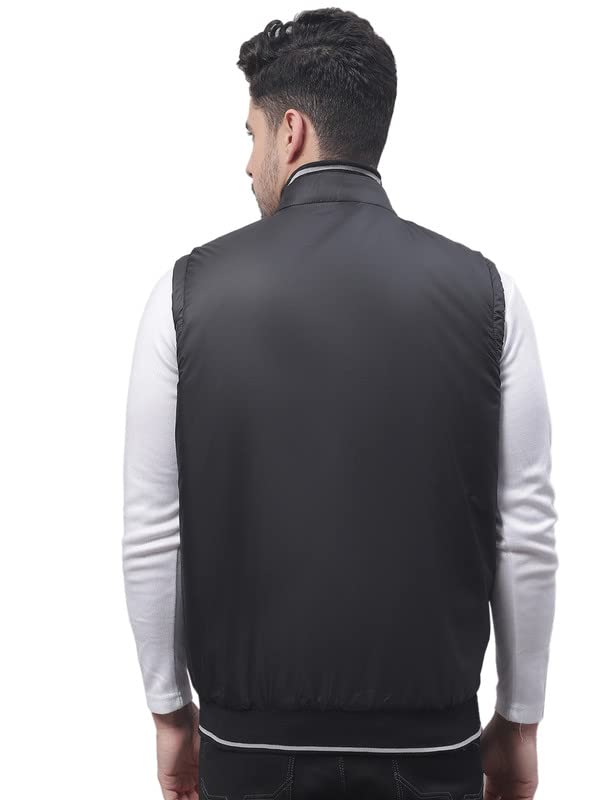 Image of Cantabil Grey Winter Wear Reversible Jacket Full Sleeve for Men l Jacket for Men l Winter Wear Jacket for Men (P MJKT00097 GREY)