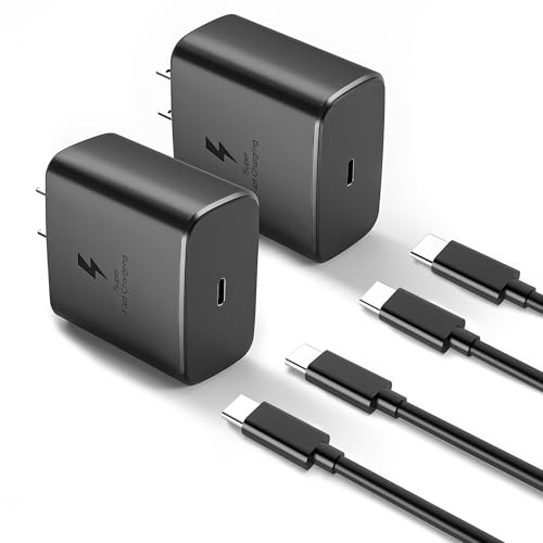 2025 New Super Fast Charger Type C, 45W USB C Wall Charger Fast Charging for Samsung Galaxy S25 Ultra/ S25/S25+/S24+/ S24 Ultra/S24/S24+/S23 Ultra/S22 Ultra/S21 Ultra