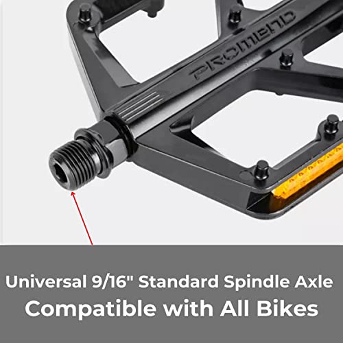 Yellowfin Aluminium Alloy DU Bearing Light Weight Bicycle Pedals with