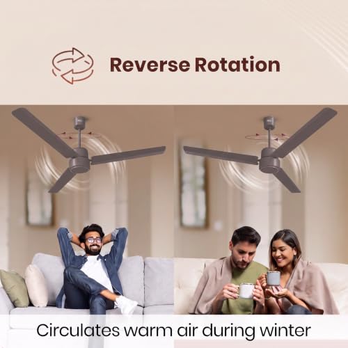 Havells REO BLDC 1200MM 5 Star Ceiling Fan Stone Grey - Image 5