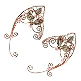 Genérico Clip de Oreja de Metálico para Mujer, Aretes Envolventes sin Perforación, Diseño Cómodo para Uso Diario, Tamaño 8X4X0.5Cm