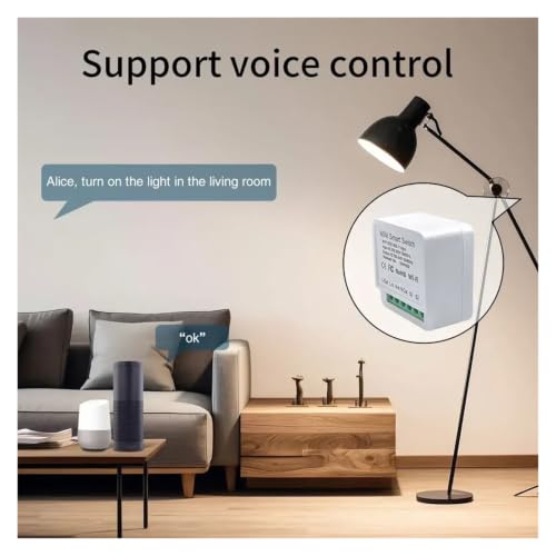 Módulo de interruptor inteligente WiFi para apagar la luz desde la cama con control bidireccional 4