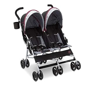 Jeep Scout Double Stroller, Lunar Burgundy