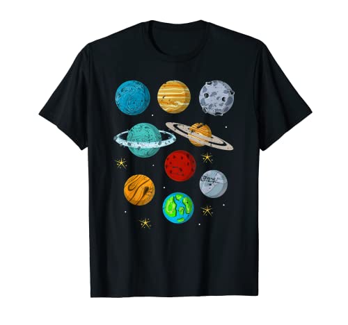 Sistema Solar Ciencia Espacial Camiseta