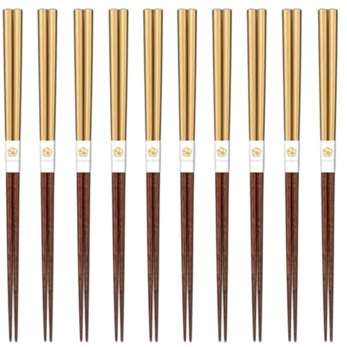 J-kitchens 箸 10膳セット お弁当 ピクニック 行楽用 運動会 来客用 おもてなし 木製 加賀 金 23.0cm 食洗機対応 日本製