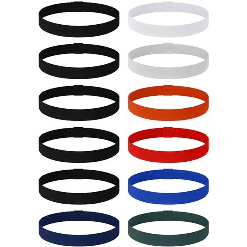 Xuhal 12 Pieces Stretchable Hat Band Ribbon Panama Western Cowboy Hat Bands for Women Men Straw...
