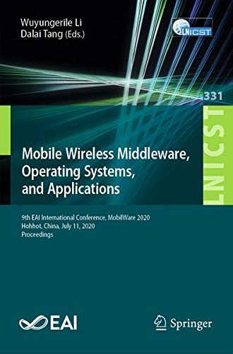 Buy Mobile Wireless Middleware, Operating Systems and Applications — BookShops.in