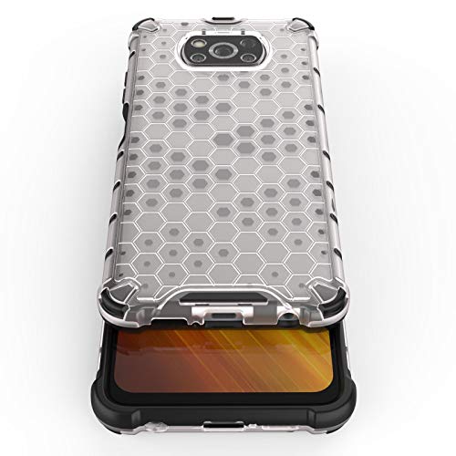 Image of Glasgow Back Case Cover Designed for Poco X3 Pro - Transparent