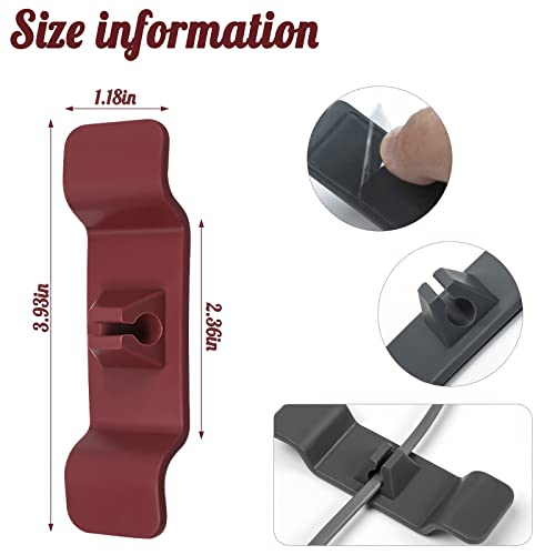 Azlnrmu 21Pcs Cord Organizer For Appliances, 7Color Kitchen Appliances Wrapper With 42 Double-Sided Adhesive Tape，Sticky And Sturdy Wire Stick On Mixer Air Fryers, Coffee Maker Blender #TOP1