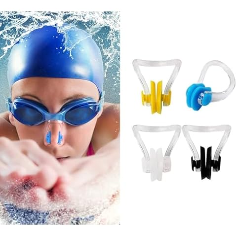 SIYUPU Kids Silicone Swimming Nose Clips Cover