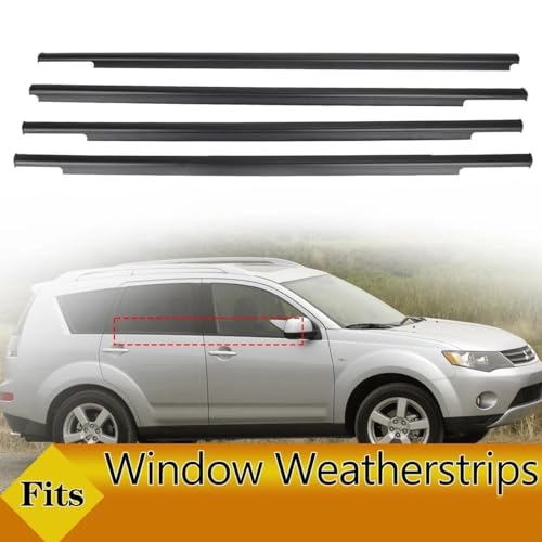Joints de vitre Mitsubishi Outlander 2007-2012 (Lot de 4) - Caoutchouc - 5