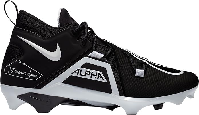 Nike Alpha Menace Pro 3 Men's Football Cleats (Wide) 'Black/White' (DH3292-001) - Size 12 W
