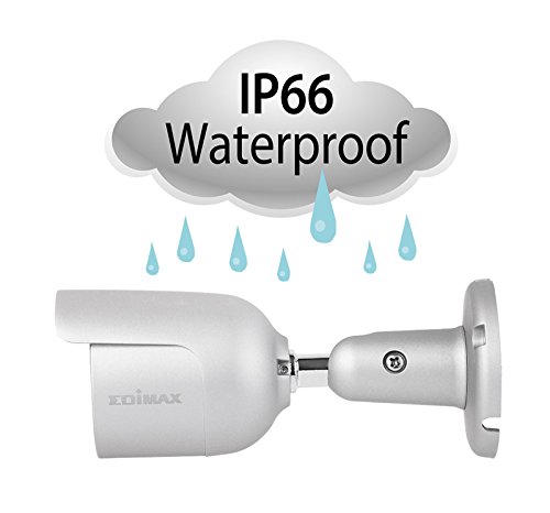 Edimax Ic-9110W 720P Hd Wi-Fi Mini Outdoor Network Camera With 139-Degree Wide Angle View, Supports Passive Poe Injector #TOP3