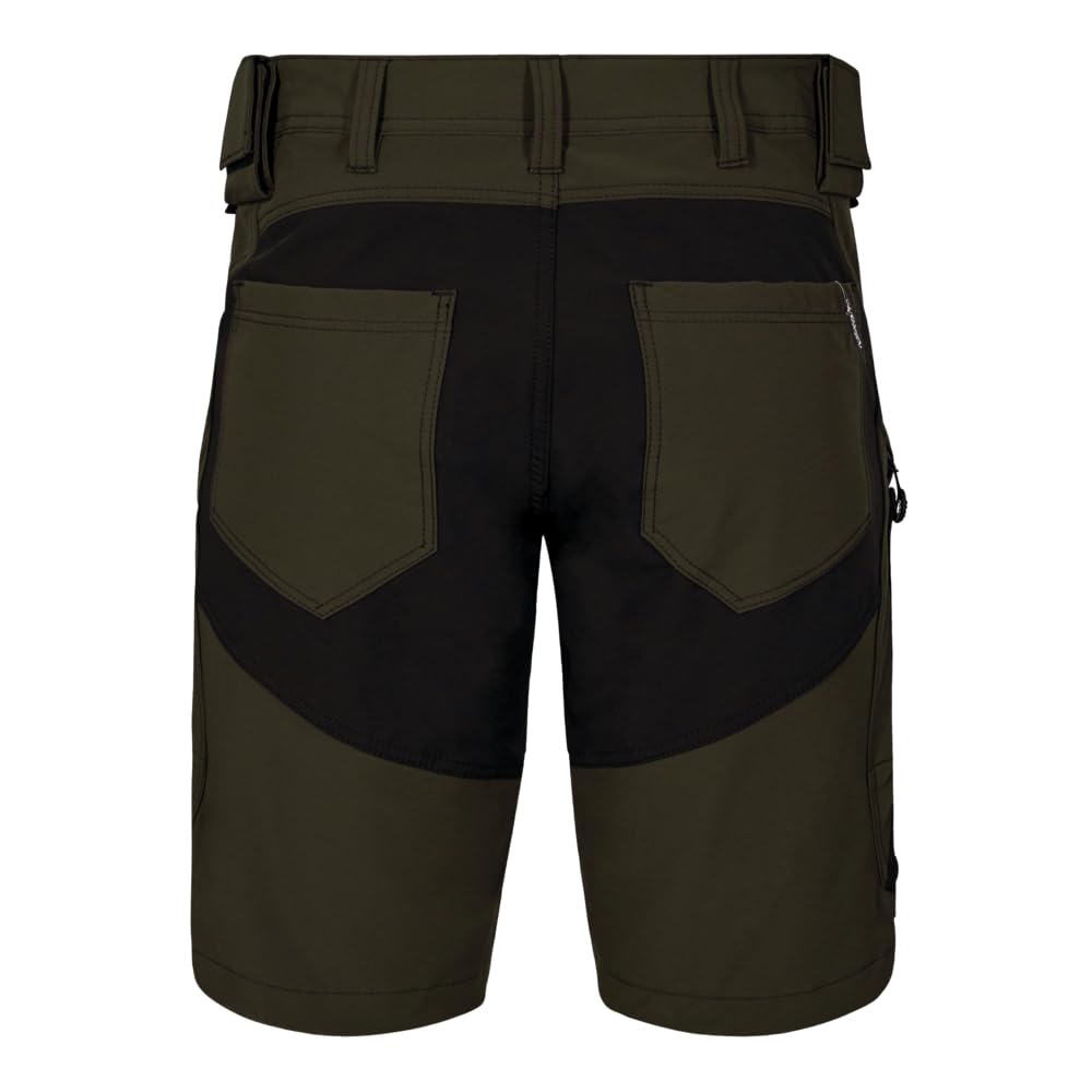FE Engel Handwerkerhose, Arbeitsshorts mit 4-Wege Stretch (Olivgrün,58)