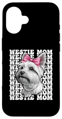 Westie Mom �E�G�X�g�n�C�����h�e���A �� ��̓� �R�P�b�g �X�}�z�P�[�X iPhone 16 �p