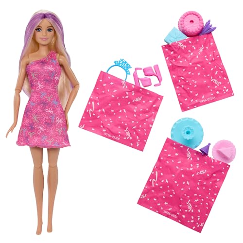 Muñeca Barbie Rise & Surprise con accesorios miniatura 3