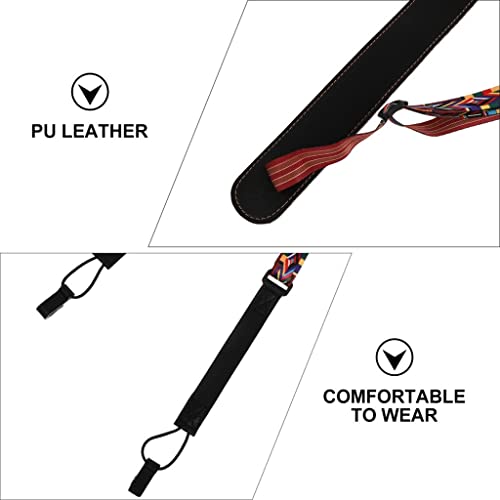 Sangle de guitare pratique et pratique en coton PU – Sangle pliable pour guitare et ukulélé – Multicolore – Taille… - Les Beatles, Paul McCartney, John Lennon, RIngo Starr, George Harrison Sangle de guitare pratique et pratique en coton PU - Sangle pliable pour guitare et ukulélé - Multicolore - Taille… – Image 7
