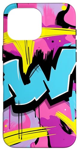 ���ۃO���t�B�e�B �X�g���[�g�A�[�g ��_�ȃu���V �A�[�o���f�U�C�� �X�}�z�P�[�X iPhone 16 Pro Max �p