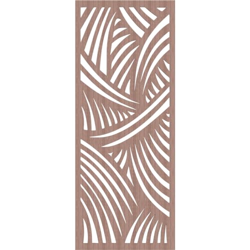 Image of Chester Decorative Pierced Fretwork Wood Wall Panels, 23 3 /8 inchW x 59 3 /8 inchH x 3 /8 inchT, Walnut