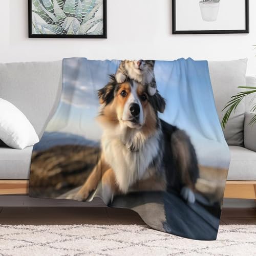 Manta de forro polar para perro idónea para tardes de sofá y viajes en coche colcha suave 3